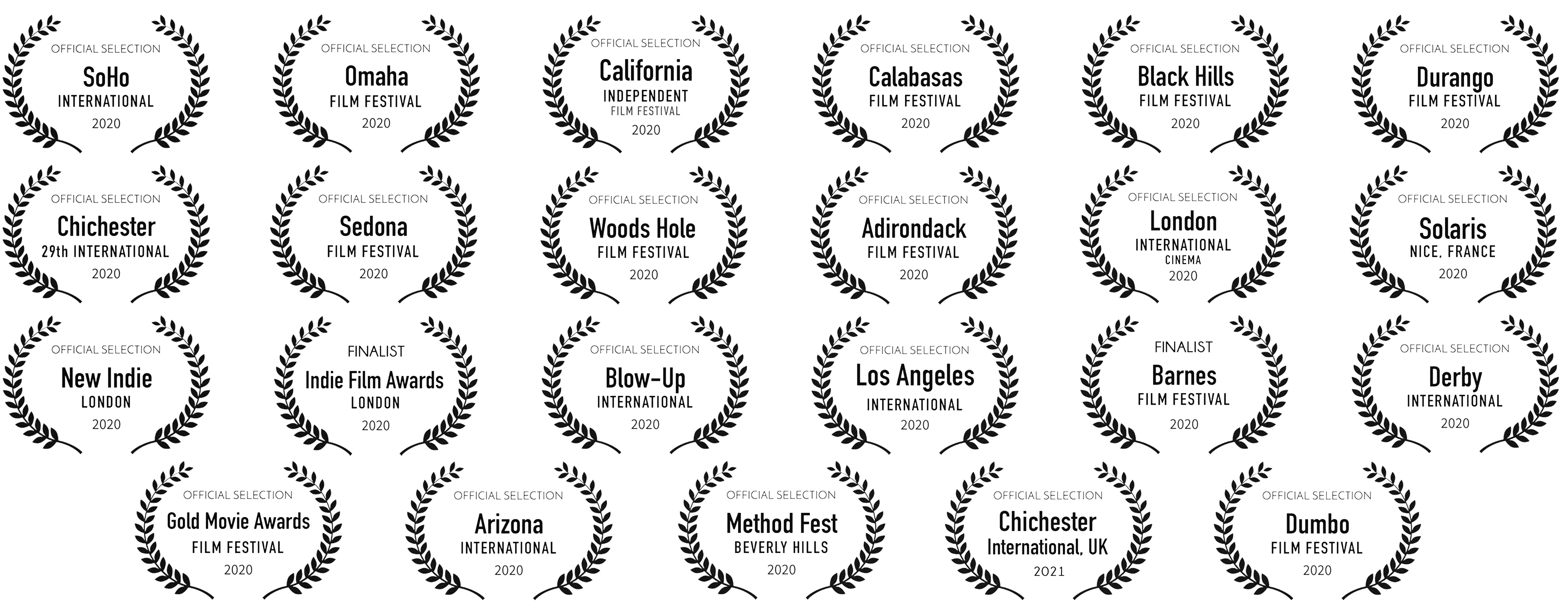 Additional festival laurels and official selections